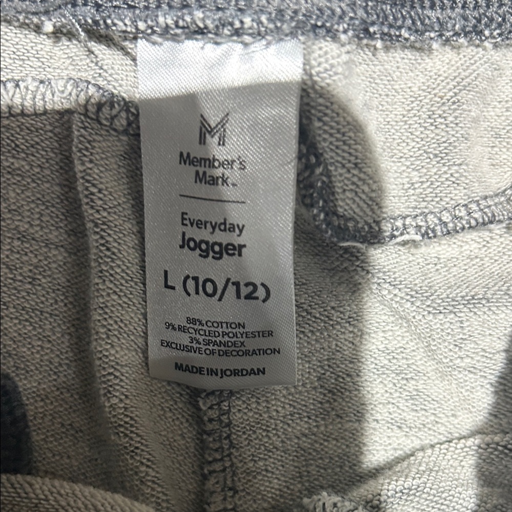 Kids Jogger Pants - Zip Pocket Black and Gray - Picture 3 of 6